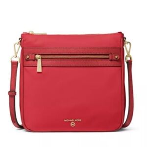 Michael Kors Red Nylon Crossbody Bag- EUC